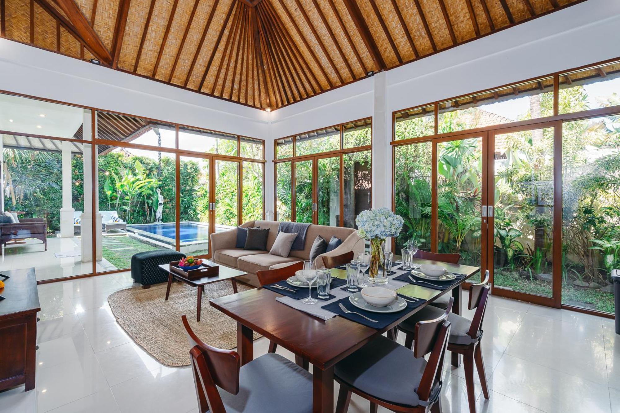 Mahayana Villa Batu Belig - Close To The Beach チャングー エクステリア 写真